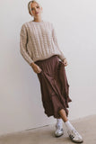 Franky Midi Skirt in Mauve FINAL SALE