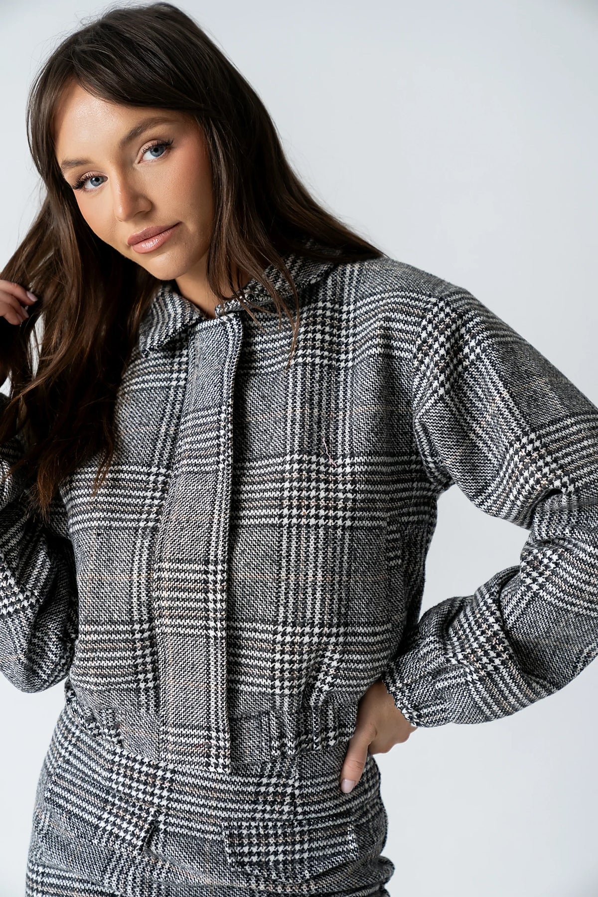Finley Tweed Jacket in Black
