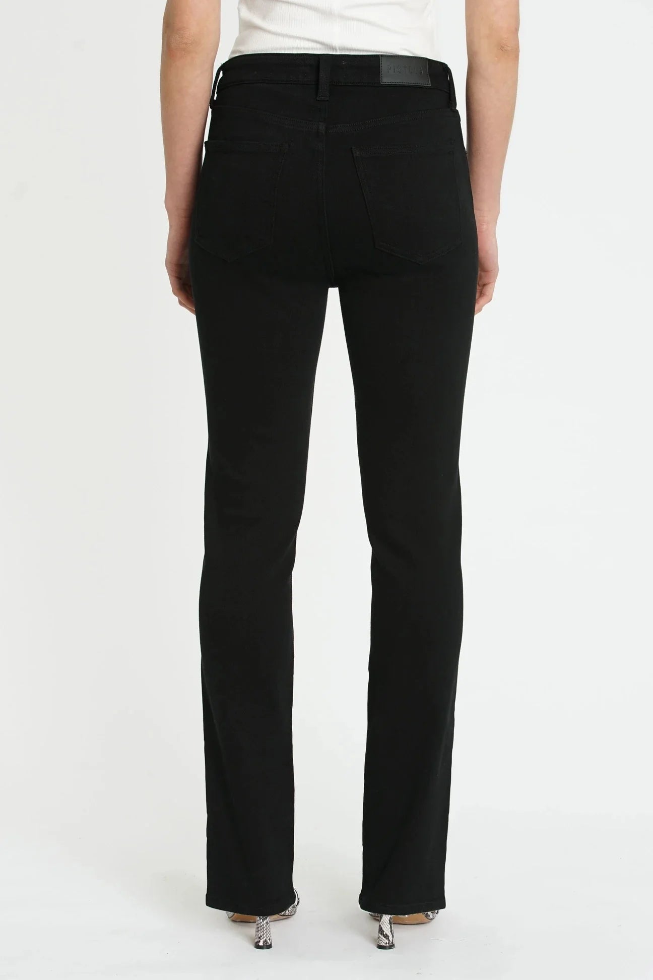 Teagan High Rise Vented Straight Jean