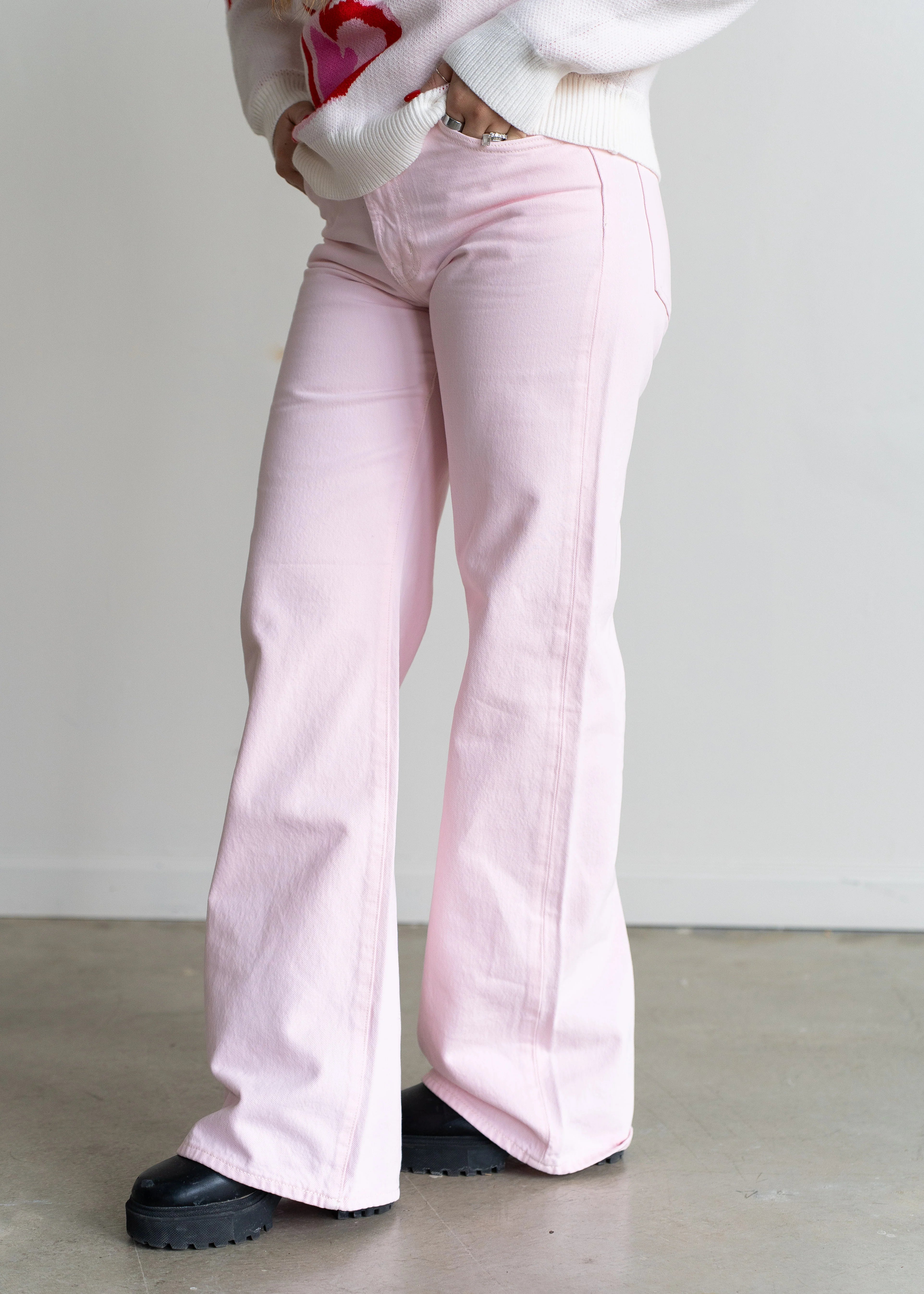 Larsen Straight Leg Jean Blush
