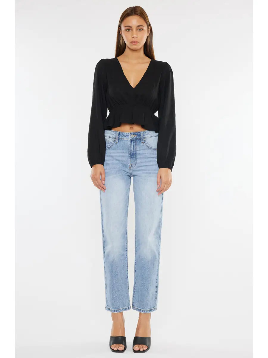 Sheila Ankle Straight Leg Jean
