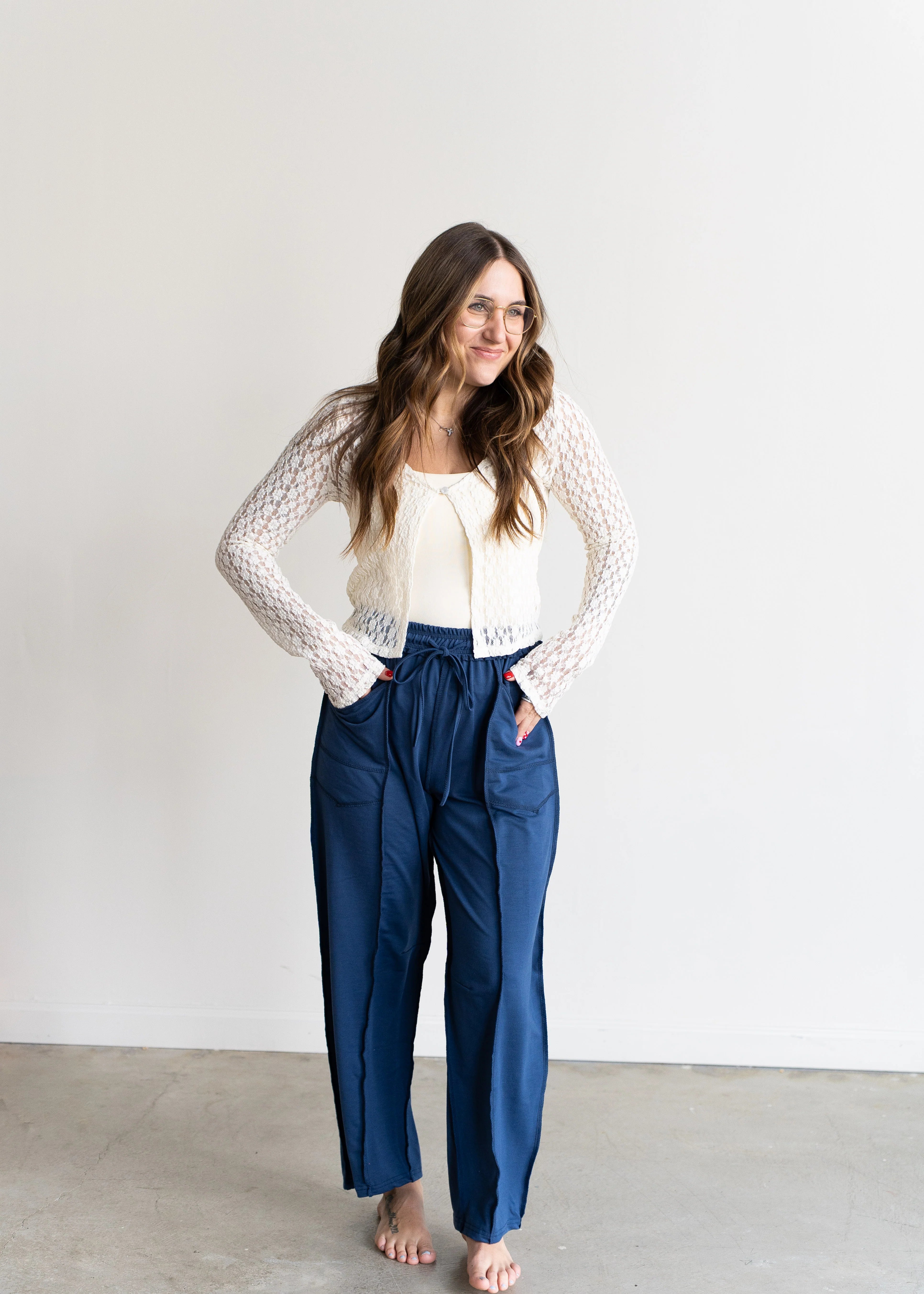 Tessa Wide Leg Drawstring Pants