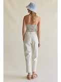 Marcello Linen Pleated Pant