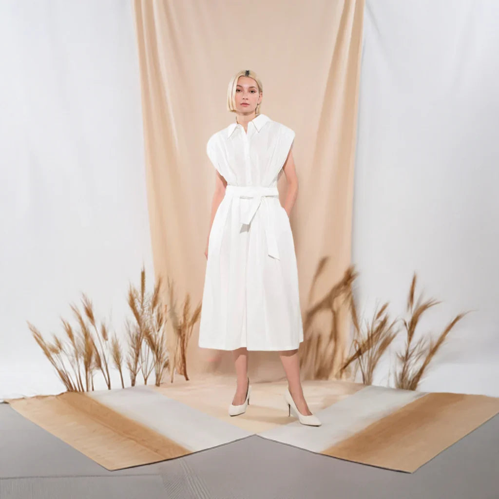 DEEPER CONNECTION DROP SHOULDER DRESS