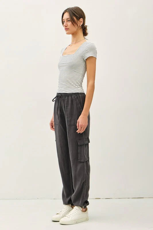 Ginny Double Lined Striped Top