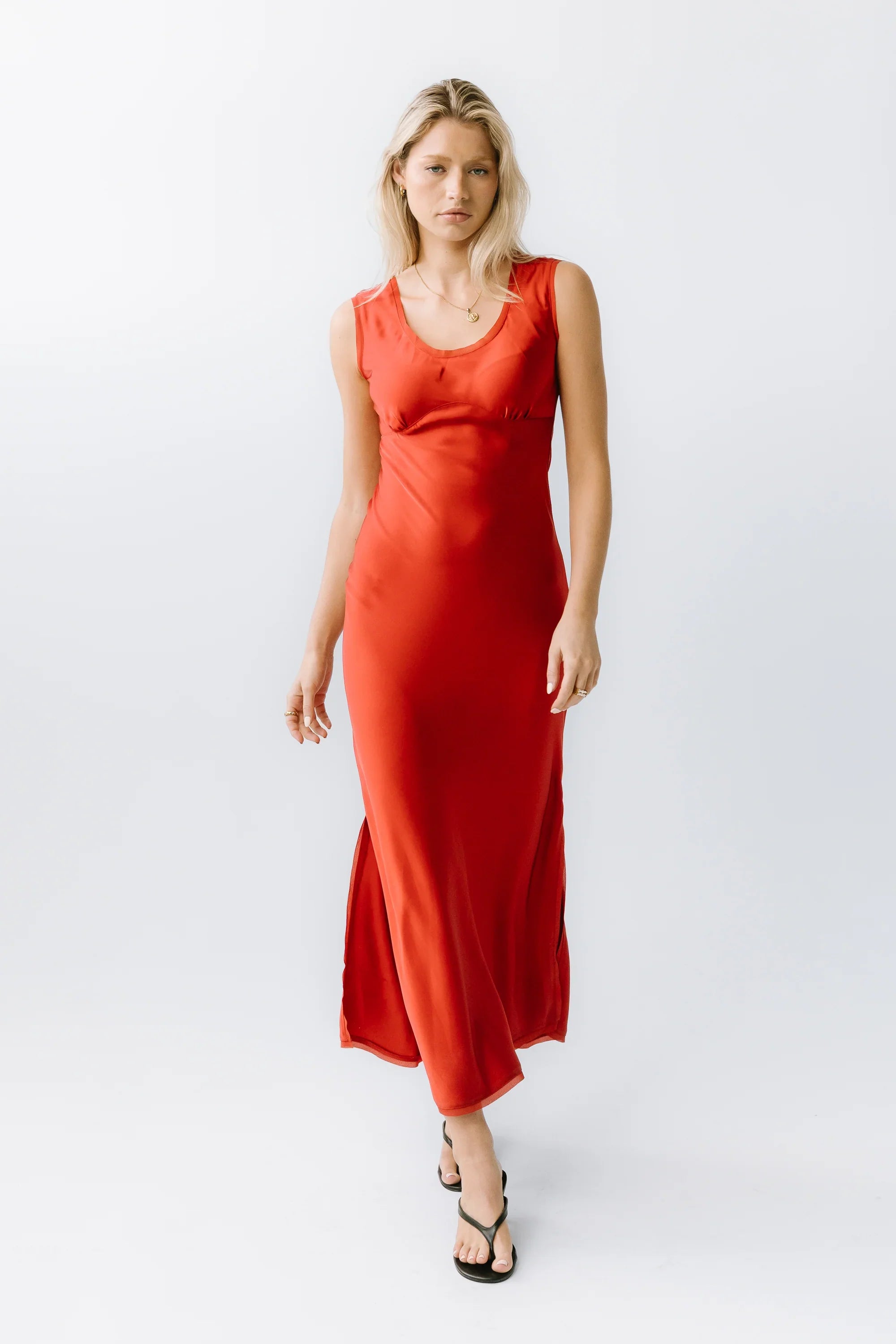 Kesley Maxi Dress in Red