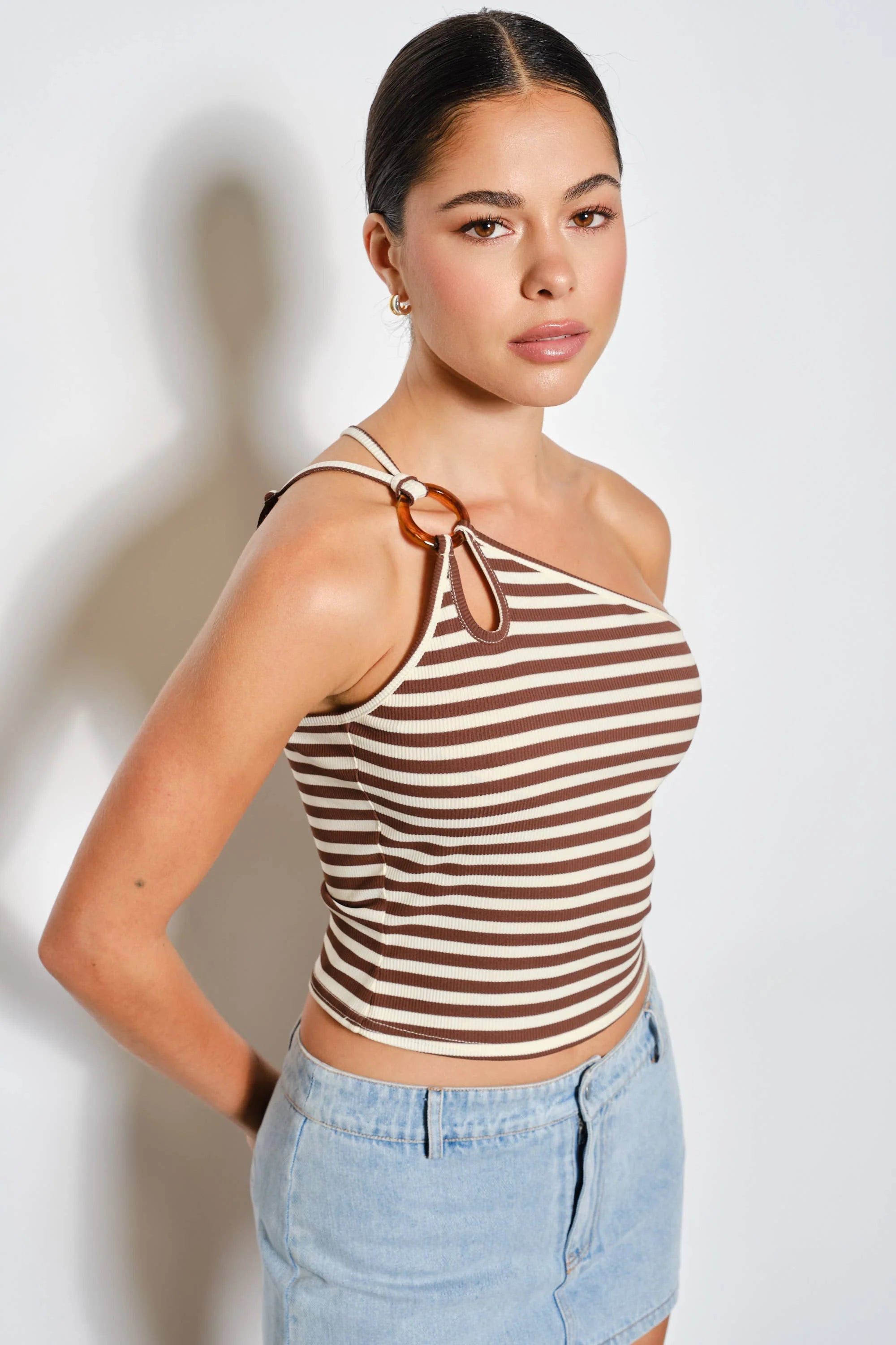 Francie One Shoulder Cami
