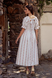 Effie Embroidered Midi Dress FINAL SALE