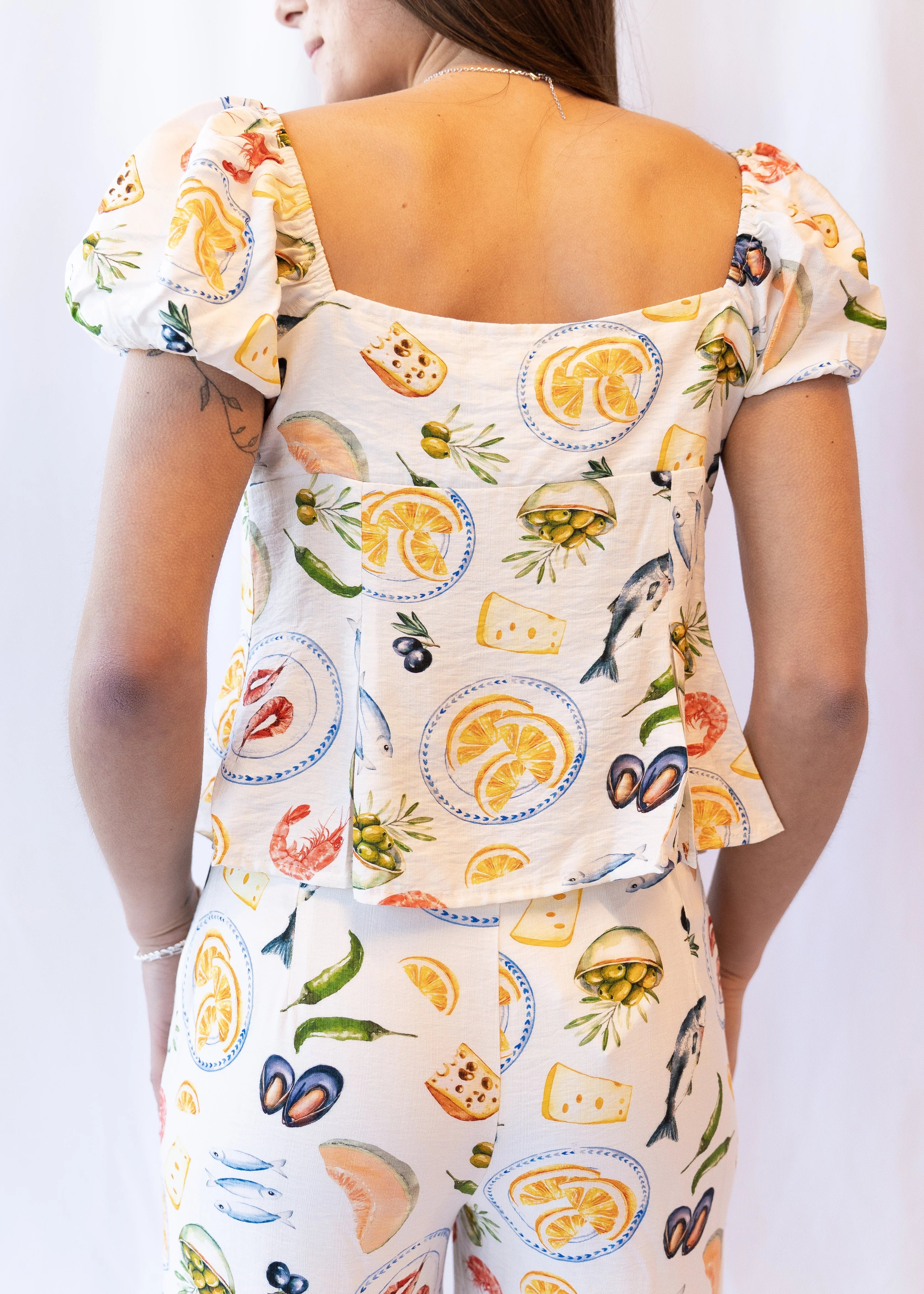 Maddox Picnic Print Top