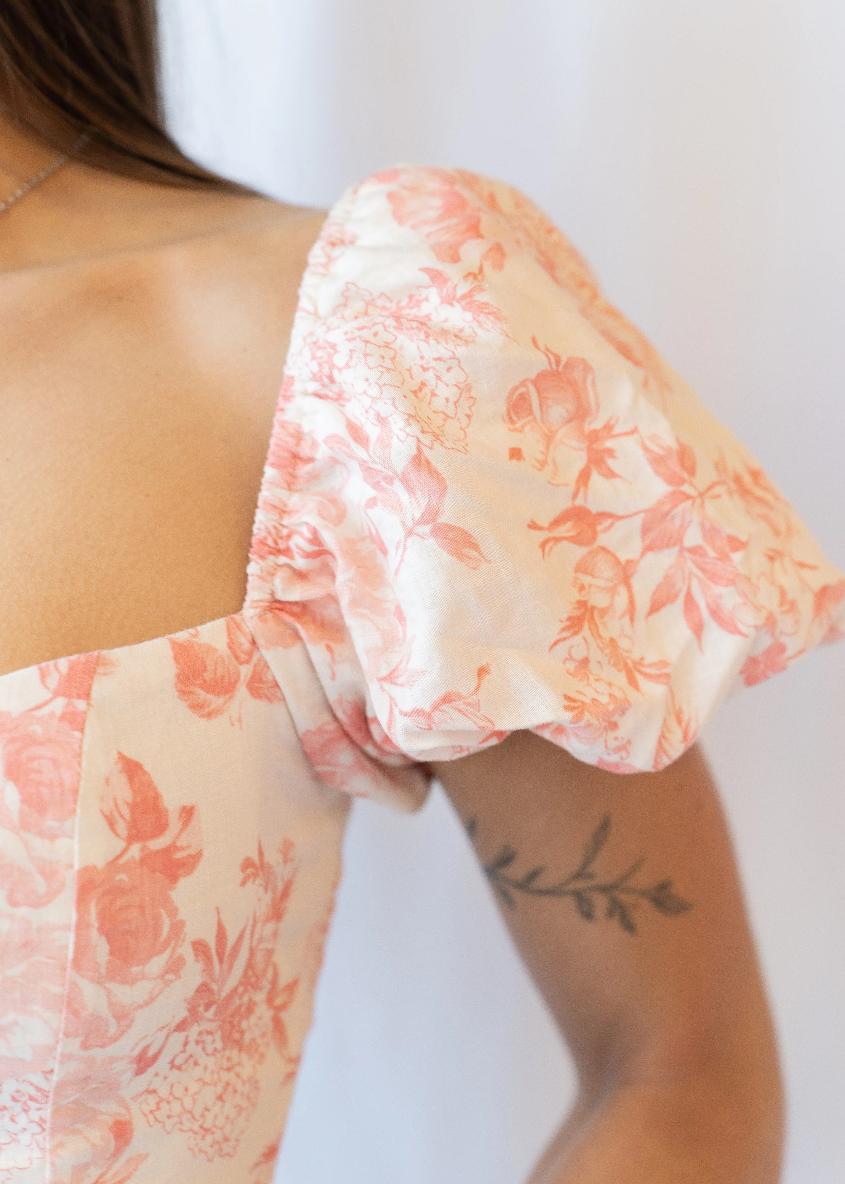 Rosalie Puff Sleeve Floral Top