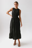 Carmina Tiered Dress in Black FINAL SALE