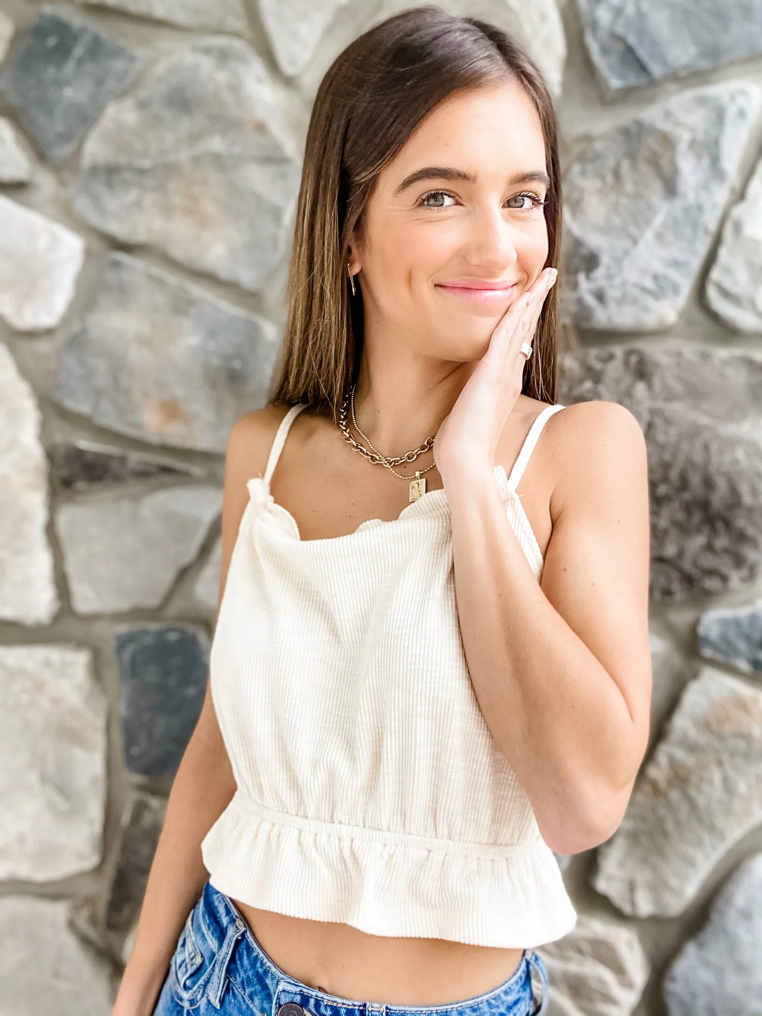 Billie Ruffle Tank