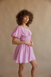 Charlotte One Shoulder Babydoll Mini Dress