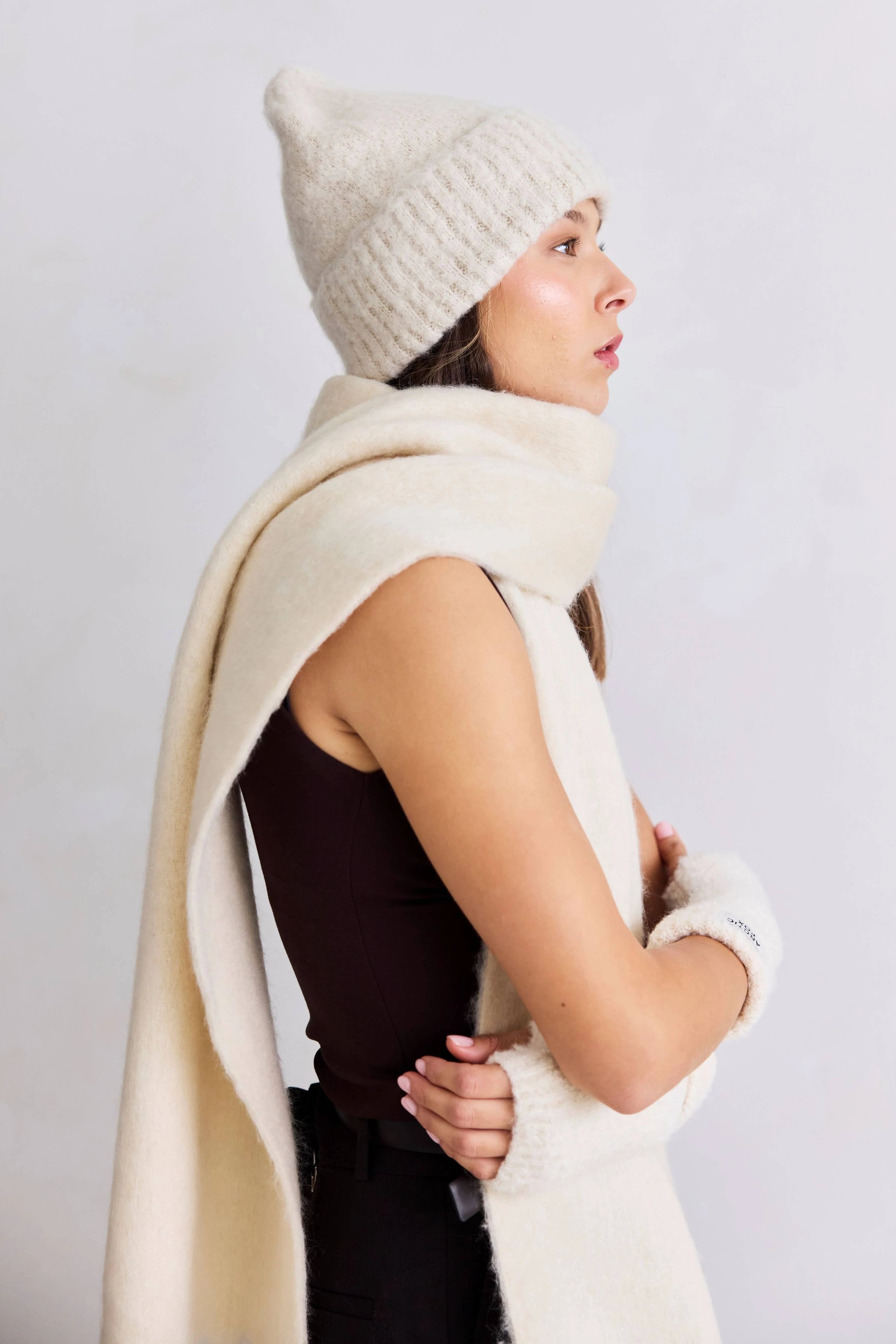 The Reykjavik Beanie Hat Pebble Beige