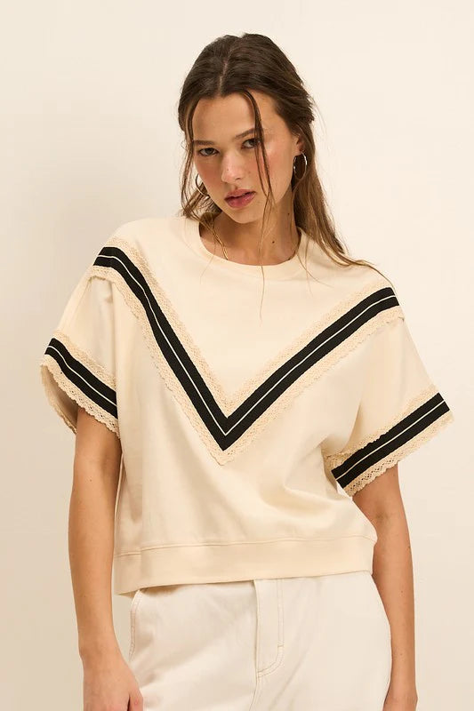 Polly Bold Contrast Top