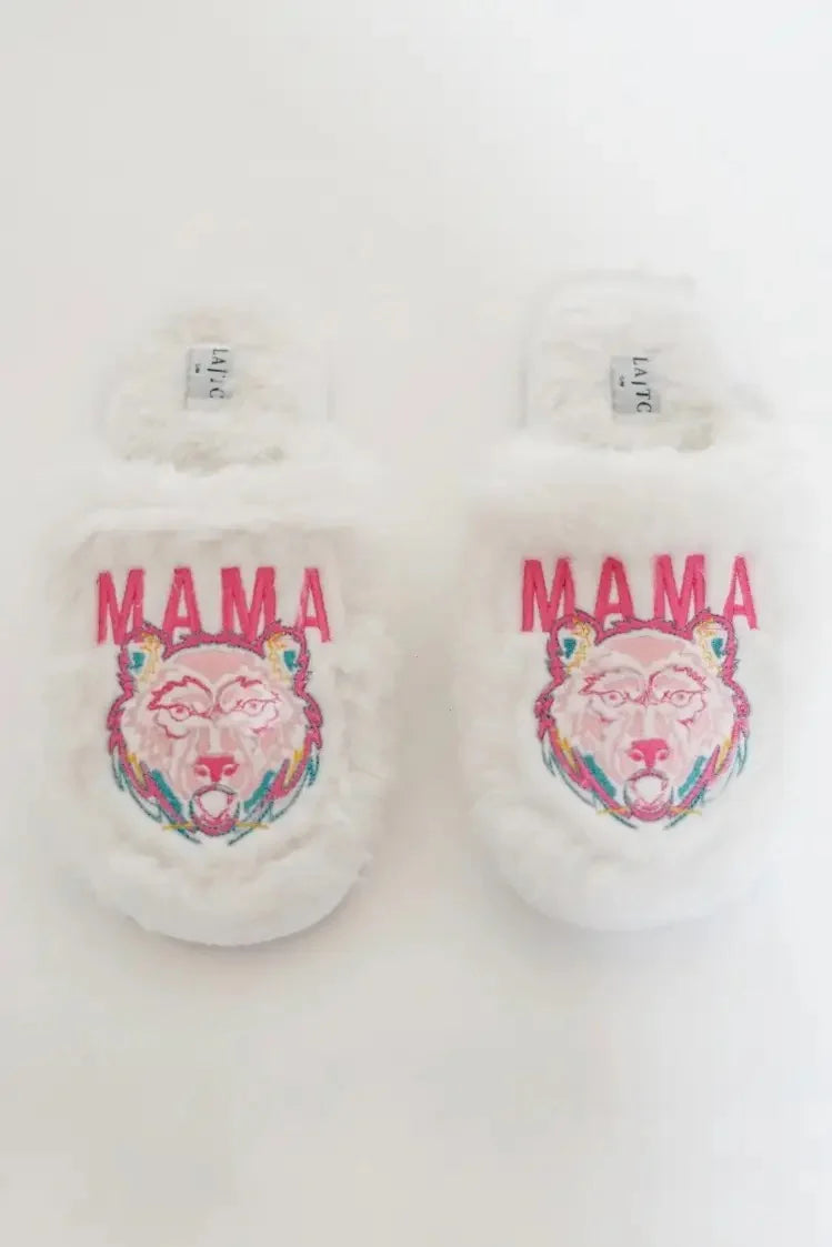 Mama Bear Slippers M L