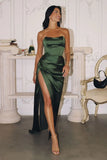 Greyson Gown Strapless Satin Dress
