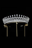 Silver Zirconia Wedding Tiara