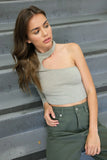 Abigail One Shoulder Top in Olive